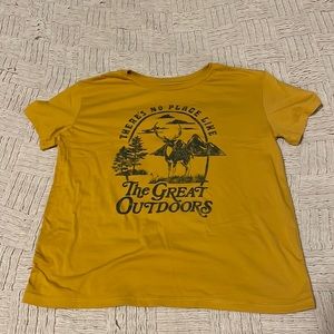 Yellow Graphic Tee